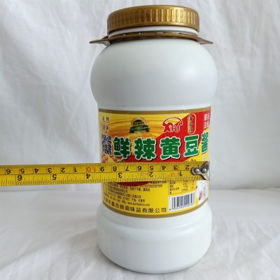 大包装鲜辣黄豆酱整箱2kgX6桶 豆瓣酱炖肉炒菜大葱蘸酱调味酱图4