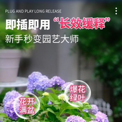 艾尚棵开花缓释营养棒园艺绿植盆栽花卉月季兰花君子兰栀子花绣球图3