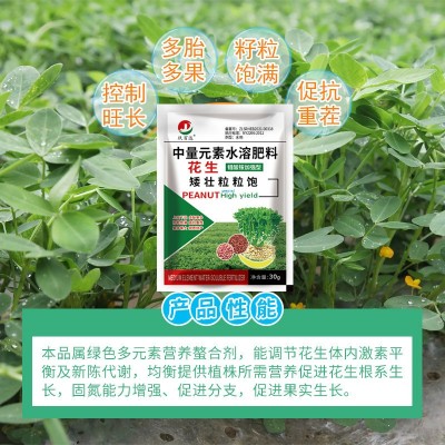 花生专用肥非复合肥分杈下针剂窝窝多增产三遍药膨大粒粒饱叶面肥图2