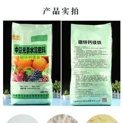 厂家批发中微量元素水溶肥 果树蔬菜硼锌钙镁铁 中量叶面肥肥料图3