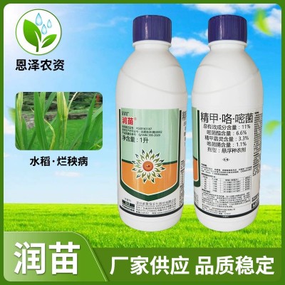 润苗 11%精甲·咯·嘧菌 立枯病 白绢病 根腐病拌种农药杀菌剂图3