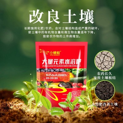 大量元素高氮高磷高钾水溶肥通用型花卉叶面肥壮苗平衡性复合肥料图3