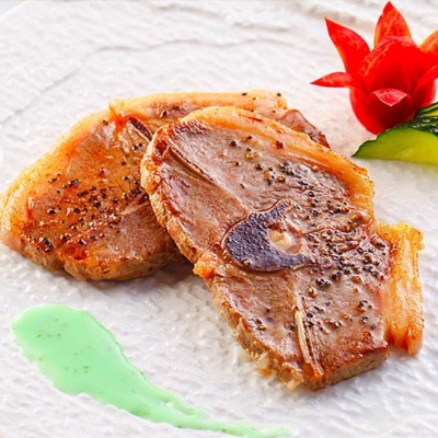 工厂直发 蒙来顺羊肉蝴蝶排整块原切法式羊肉冷冻烧烤半成品350g图5