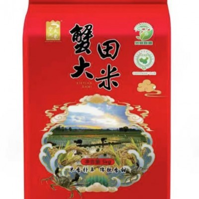 当季蟹田新米10斤 真空包装粒粒饱满 软糯香甜图2