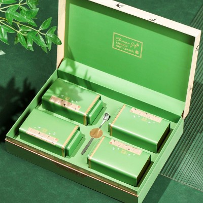 黄山毛峰2024新茶特级春茶茶叶绿茶高档礼盒装批发送人礼品茶图3