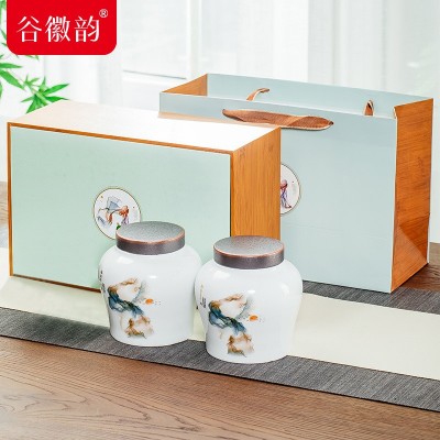 明前黄山毛峰2024新茶特级高山春茶浓香型绿茶茶叶高档礼盒装送礼