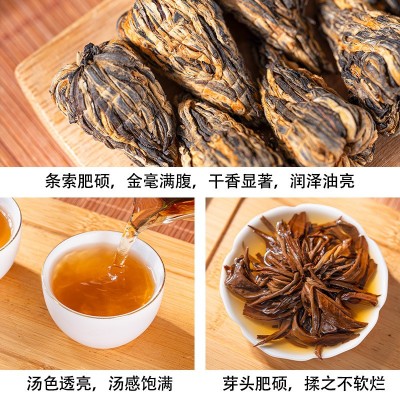 滇红宝塔小沱茶散装云南滇红茶大叶种沱茶源产地直发滇红宝塔批发图3