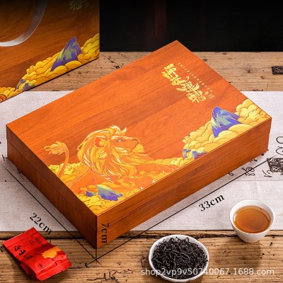高档茶叶礼盒装铁观音大红袍金骏眉小种红茶礼盒装节日送礼佳品图3
