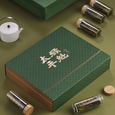 新茶猴魁茶叶太平猴魁安徽黄山手工捏尖便携玻璃瓶茶礼盒装图3