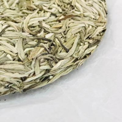 秧塔大白芽200克白豪银针白茶茶饼 高山古树大白芽 云南白茶批发图2