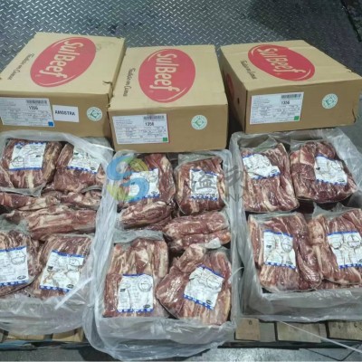 巴西889/2443短肋条 肉质鲜嫩烧烤烤肉食材 冷冻正关进口牛肉批发图2