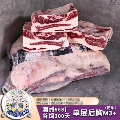 澳洲肥牛卷558厂单层后胸M3+雪花肥牛安格斯雪花牛肉火锅烤肉酒店图2
