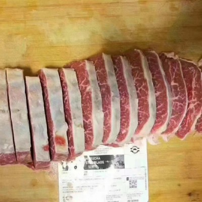 阿根廷1920厂谷饲牛板腱原切牛排牡蛎肉家庭健身口粮烤肉批发图2