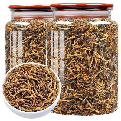云南凤庆金丝滇红茶蜜香金芽野生古树工夫红茶浓香型茶叶罐装图2