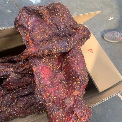 猪肉 麻辣大块肉 五香大块肉 跑江湖地摊展会酱香猪肉货源图4