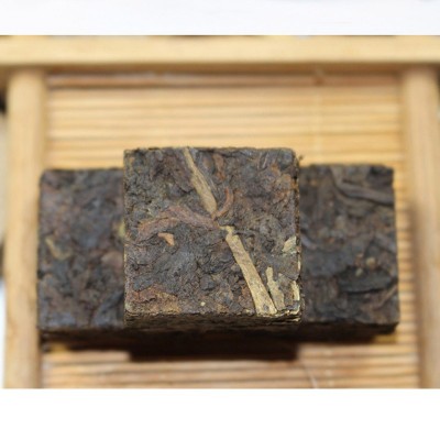 勐海产地 云南糯米香普洱熟茶 小沱茶8g迷你小方砖散茶叶厂家批发图2