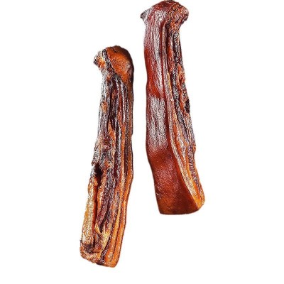 批发农家腊肉一斤装手工自制风干后腿肉真空装柴火烟熏腊味美食图5