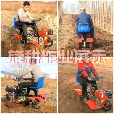 新款四驱乘坐式微耕机家用小型旋耕机农用犁地小四轮微耕机乘坐式图4