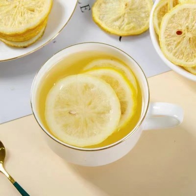 冻干柠檬片代发批发500g 散装水果干片泡茶泡水片水果茶柠檬干片图3