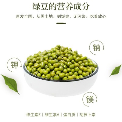 东北农家黑龙江五常新货绿豆自产五谷杂粮煮粥发豆芽绿豆汤饼沙图4