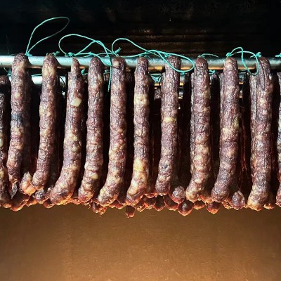 腊肠正宗四川麻辣香肠纯肉川味特产腊货餐饮传统烟熏农家自制腊肉图4