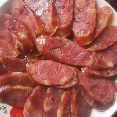 腊肠正宗四川麻辣香肠纯肉川味特产腊货餐饮传统烟熏农家自制腊肉图3