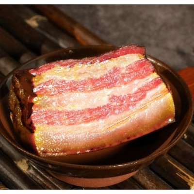 湖北恩施土家腊肉500g柴火烟熏农家自制土猪五花腊肉特产厂家批发图2