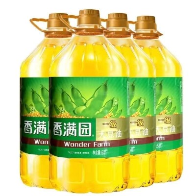 香满园大豆油 5L 大桶家用商用炒菜烹饪食用一级大豆油图3