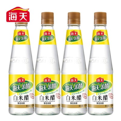 海天白米醋450ml瓶酿造食醋米醋炒菜凉面酸菜蘸料调味料整箱图3