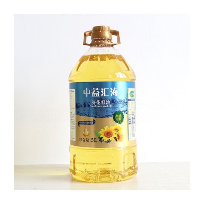 中益汇海 葵花籽油5L 食用油大包装粮油家用纯植物油批发图5