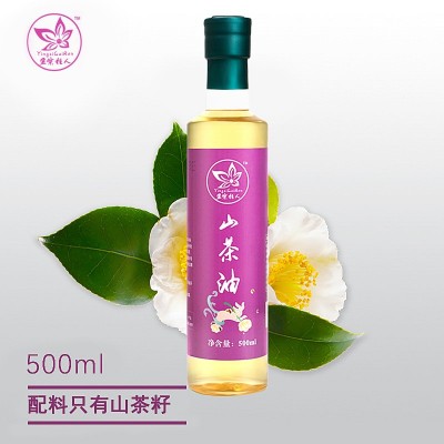 厂家直供广西本地山茶油 盈紫桂人品牌 双瓶礼盒装500mlx2图5