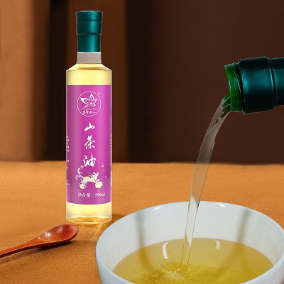 广西厂家直供山茶油 盈紫桂人品牌 500ml单瓶礼盒装图4
