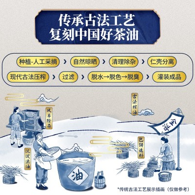 金浩古法有机山茶油5L图3
