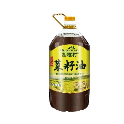 胡桃村5升 非转浓香菜籽油物理压榨家用食用油厂家批发中秋送礼图5
