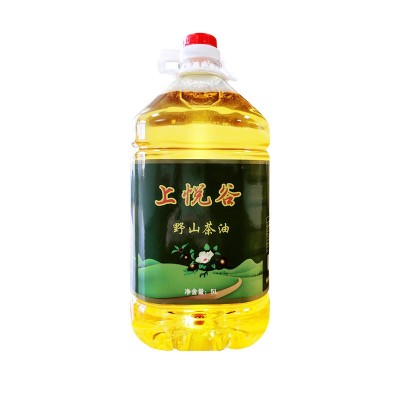 上悦谷高山茶 茶籽油植物油低温压榨一级食用油家庭装 山茶油5L图5