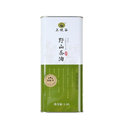 上悦谷高山茶油 野山茶籽油物理压榨 一级食用油 罐装山茶油1.8L图5