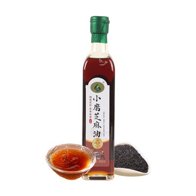 上悦谷纯芝麻油植物油低温物理压榨一级健康食用油芝麻油500ml*1图5