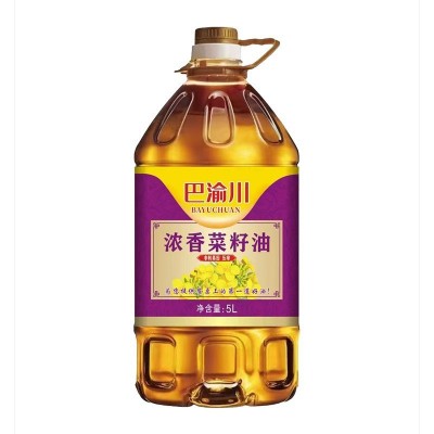 巴渝川浓香菜籽油5L食用油浓香家用商用批发优质植物油香压榨重庆图4
