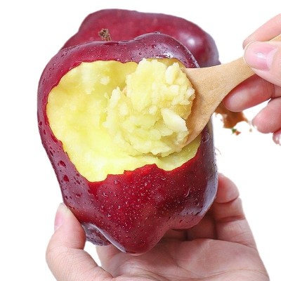 【超低价】甘肃天水花牛苹果可刮泥粉面蛇果辅食水果新鲜10斤装图5