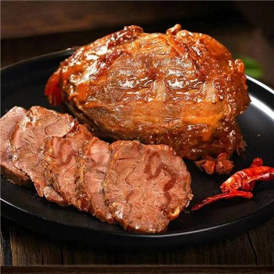 【3斤熟牛肉】正宗酱牛肉五香卤味黄牛肉腱子肉真空包装零食半斤图3