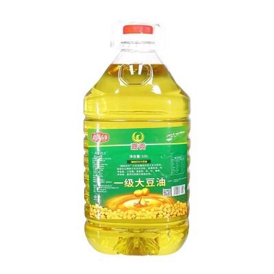 福稻四方大豆油食用油10L桶装餐厅油炒菜植物油商用食堂图5