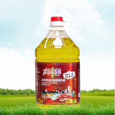 福稻四方5L花生调和油芝麻食用油家用商用物理压榨植物油批发定制图4