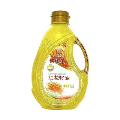 新疆西格尔食用红花籽油1.6升一级压榨新疆塔城纯红花籽油图5