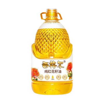 西格尔新疆西格尔食用红花籽油5升一级压榨新疆塔城纯红花籽油5L图5