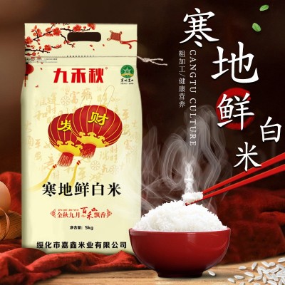 东北大米10斤一袋寒地鲜白米可一件代发黑龙江长粒香色选 白米大米图3