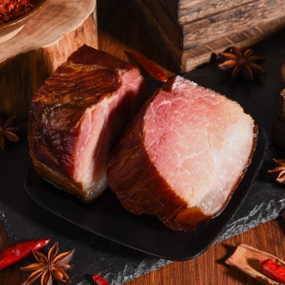 重庆夔山腊味厂家批发腊肉元尾肉烟熏四川特产农家土猪肉风味腊肠图2