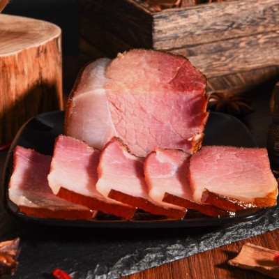 重庆夔山腊味厂家批发腊肉元尾肉烟熏四川特产农家土猪肉风味腊肠图3