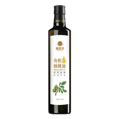 双项有机认证核桃油物理压榨野生山核桃一级高端食用油0添加批发图4