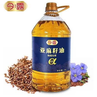 源头直供今露纯亚麻籽油冷榨一级亚麻油代加工直播分销一件代发图2