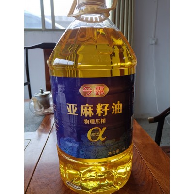 源头直供今露纯亚麻籽油冷榨一级亚麻油代加工直播分销一件代发图4